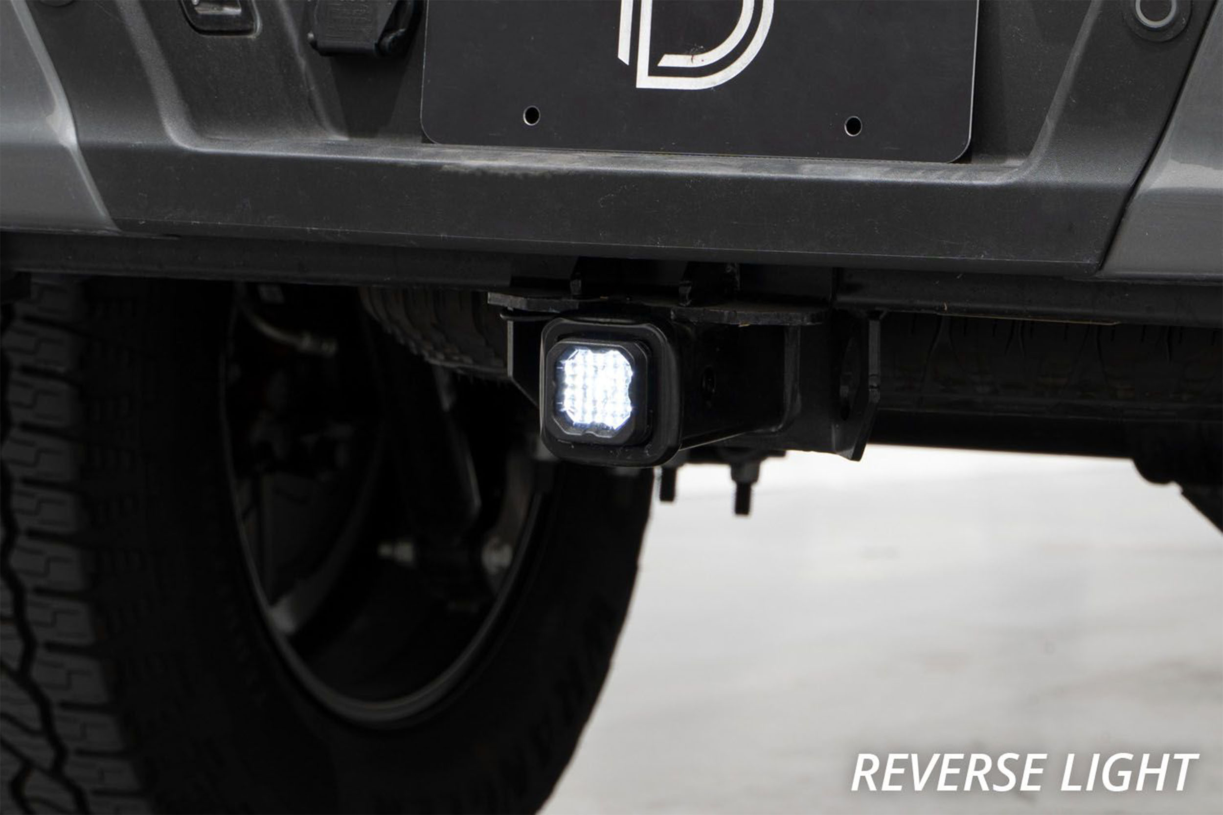 Trailer hitch on sale reverse light